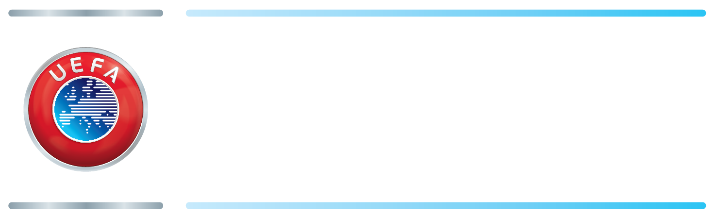 UEFA_Medical_Symposium_2027_DarkBG_RGB Logo for the UEFA Medical Symposium taking place in Dublin from 2 - 4 February 2027. This version is to be used on a dark background.